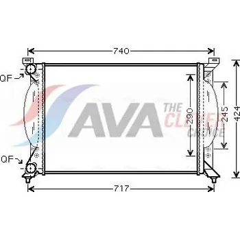 Chladič motoru Chladič, chlazení motoru AVA AI2201