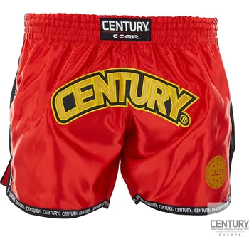 Bojový sport Muay Thai/K1 soutěžní šortky CENTURY C-Gear WAKO - červené - 09409E-910 Velikosti: L