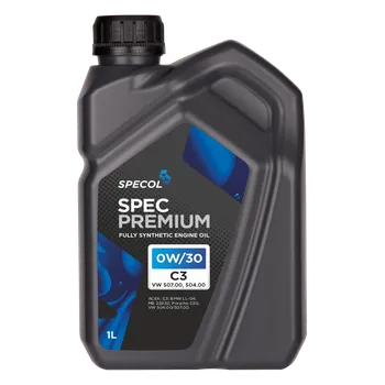 Motorový olej Specol Spec Premium C3 SN/SM/CF VW 507,00, 504,00 0W-30 1L
