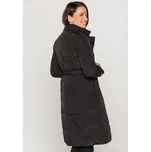 Perso Zimní kabát puchowy wiązany Černá Slim Fit L