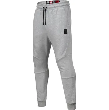 Tepláky PitBull West Coast Clanton - šedé - PWC_PTGLANTON_GREY Velikosti: L