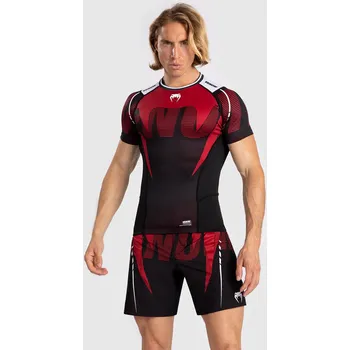 Rashguard Rashguard VENUM Adrenaline Kr. rukáv - červený - VENUM-05176-100 Velikosti: M
