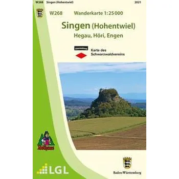 Singen (Hohentwiel) 1:25 000 Wanderkarte