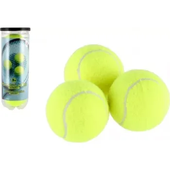 Dětský míč Teddies Míček tenisový reakreační 3 ks v tubě