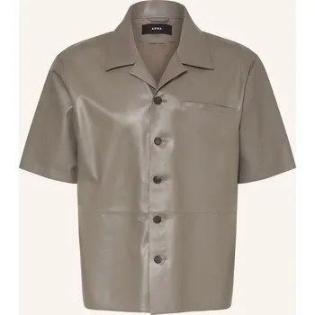 Pánská košile Arma Pánská Košile Resort Cave Comfort Fit Z Kůže, černošedá, 54