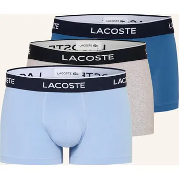 Pánská móda Lacoste Pánské Boxerky, 3 Kusy V Balení, modrá / tmavě modrá...
