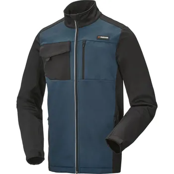 Pánská softshellová bunda PARKSIDE® Pánská pracovní softshellová bunda (černá/modrá, XL (56/58))