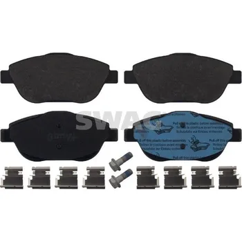Brzdová destička Sada brzdových destiček, kotoučová brzda SWAG 62 91 6888
