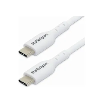 Kabel do PC StarTech.com 2m (6.6ft) White USB-C Charging Cable, USB C Cable, USB 2.0 Type-C Laptop Charger Cord, 60W 3A Power Delivery, TPE Jacket, USB-C Data Transfer Cable, M/M - USB kabel - USB-C (M) do USB-C