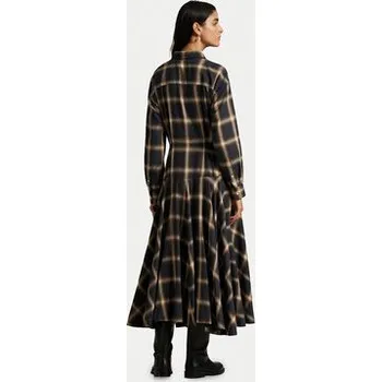 Dámské šaty Polo Ralph Lauren Košilové šaty 211A12167001 Hnědá A-Line Fit 2