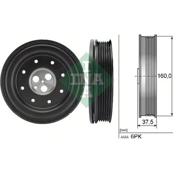 Řemenice, klikový hřídel Schaeffler INA 544 0134 10
