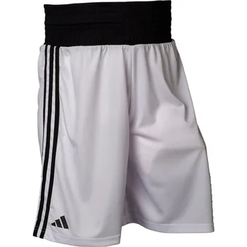 Pánské kraťasy ADIDAS Pánské Boxerské šortky - bílé - ADIBTS02_WHT Velikosti: L