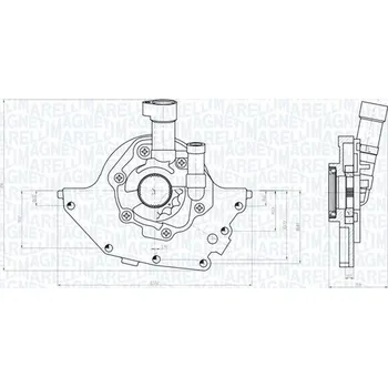 Olejové čerpadlo Olejové čerpadlo MAGNETI MARELLI 351516000097