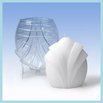Výroba svíčky Polykarbonátová forma Otevírající se pupen (Forma na výrobu svíček)