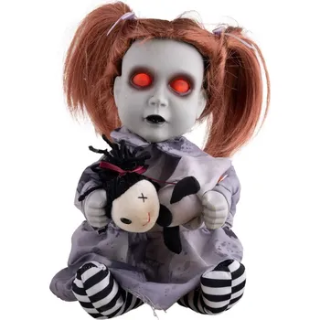 Party dekorace Halloween panenka držící medvídka