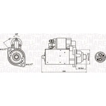Startér Startér MAGNETI MARELLI 063720974010