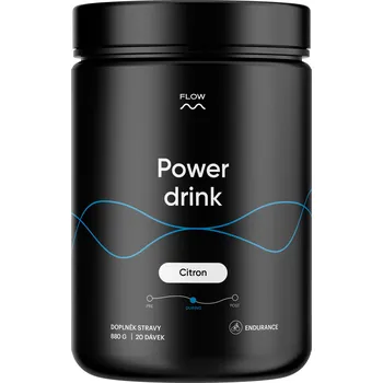 Iontový nápoj FLOW Power drink, 880g - min. trvanlivost do 1.10.2025 Příchuť: grep