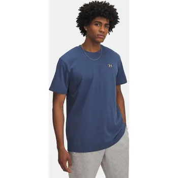 Pánské tričko Under Armour UA HW LC PATCH SS-BLU 1382902-418 Modrá SM