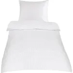 Povlečení bavlna s hotelovou kapsou 140x200,70x90 cm bílé