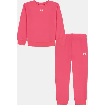 Under Armour Dívčí set UA RIVAL CREWNECK SET UAFII1MR-657 Růžová 104-112