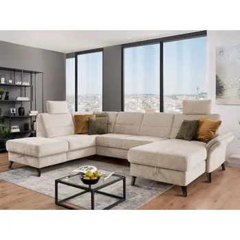 Sedací souprava Rohová sedací souprava do tvaru U ve skandinávském stylu WESTERLAND 2 Levý roh