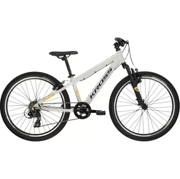 Dětské kolo Dětské kolo Kross DUST JR 1.0 24", model 2025, barva šedá