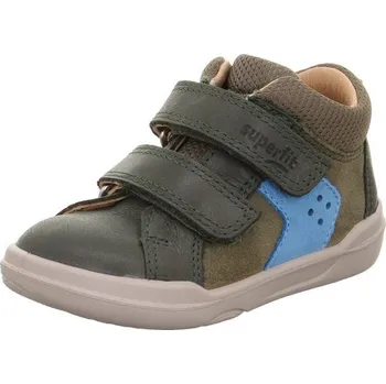 Chlapecké tenisky Dětské barefit vyšší tenisky Superfit SUPERFREE Green/Light Blue 1-000543-7000 - 23