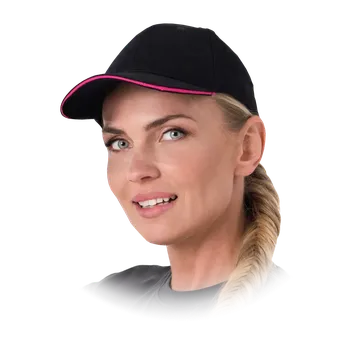 Čepice Reis MERI BPI Dámská Kšiltovka černá/růžová 5 Pack