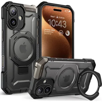 Náhradní kryt pro mobilní telefon Obal Supcase Ub Grip Mag Magsafe iPhone 17 Black