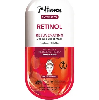 Pleťová maska Montagne Jeunesse (7th Heaven) Omlazující textilní pleťová maska RETINOL 1ks 7th Heaven