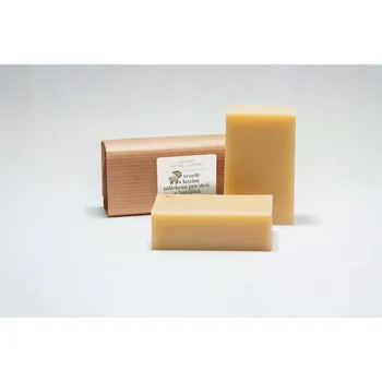 Dětská kosmetika Difera Přírodní mýdlo Veselé s kozím mlékem pro děti a miminka 85g hedvábný papír