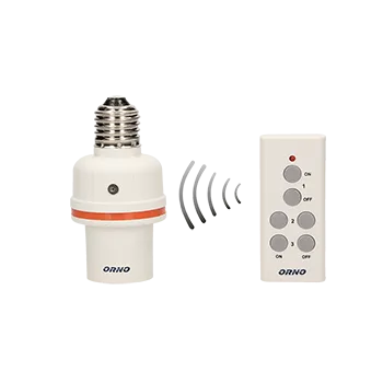 Příslušenství pro svítidlo Bezdrátová objímka s dálkovým ovládáním závit E27