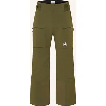 Pánská móda Mammut Pánské Lyžařské Kalhoty Stoney, tmavě zelená, 46