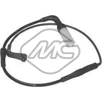 Brzdová destička Výstražný kontakt, opotřebení obložení METALCAUCHO 02080