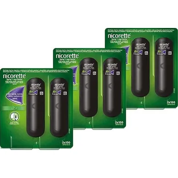 Odvykání kouření Nicorette Spray 1 mg/dávka orální sprej, roztok 2x13,2 ml (akční balení - 3 ks)