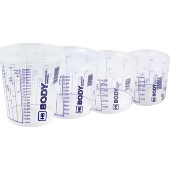 HB BODY plastová nádoba s odměrkou 2300 ml