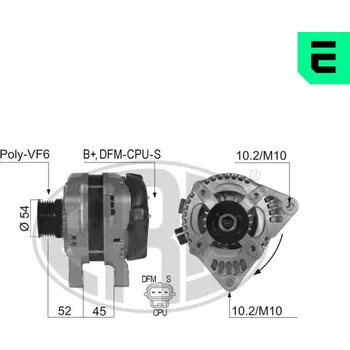 Alternátor Alternátor ERA 210358A