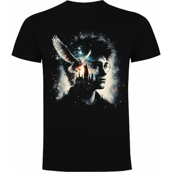 Chlapecké tričko Bavlněné tričko Harry Potter Portrét Velikost: 86/92 - 1 až 2 roky