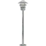 Nordlux - Venkovní lampa BLOKHUS 1xE27/60W/230V IP54 stříbrná 92 cm