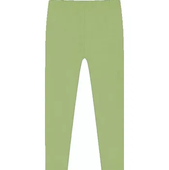 Dětské jednobarevné legíny KUGO FT1231 zelené vel.134