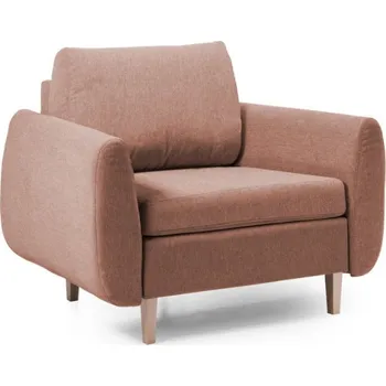 Křeslo Křeslo Jasmin - Gawin Meble velvet bis 514, Přírodní Buk 91x80 cm