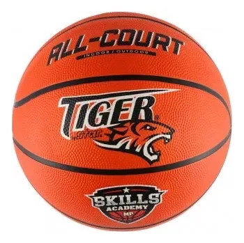 Dětský míč Basketbalový míč nafouknutý 31 cm v síťce