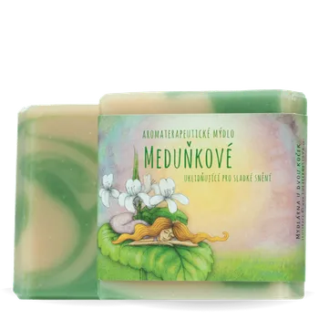 Mýdlo Přírodní mýdlo Meduňkové Retro obal