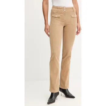 Dámské kalhoty Manšestrové kalhoty Morgan POLENO béžová 01A, vel. 34