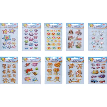 samolepka Wiky samolepky puffy 3D mix