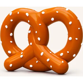 Váza Fluid Market Váza Bretzel, oranžová / krémová