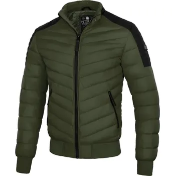 Pánské oblečení PitBull West Coast - zimní bunda Vickers - zeleno/černá - PWC_PBVICK_GREEN Velikosti: L