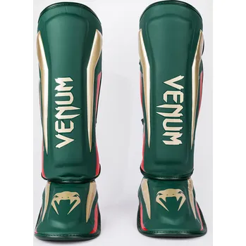 Chránič holeně pro bojový sport Chrániče holení VENUM Elite - zelené Special Edition - VENUM-1394-005 Velikosti: L