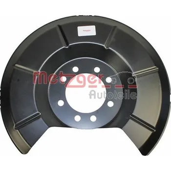 Brzdový kotouč Ochranný plech proti rozstřikování, brzdový kotouč METZGER 6115105