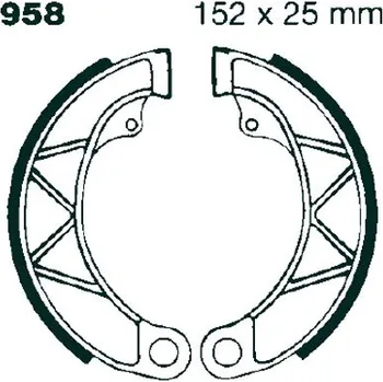 Brzdová čelist Sada brzdových čelistí EBC 958